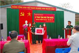 BỘ CHQS TỈNH BẮC KẠN: Tổ chức hoạt động “Đền ơn đáp nghĩa” nhân kỷ niệm 75 năm ngày truyền thống LLVT tỉnh